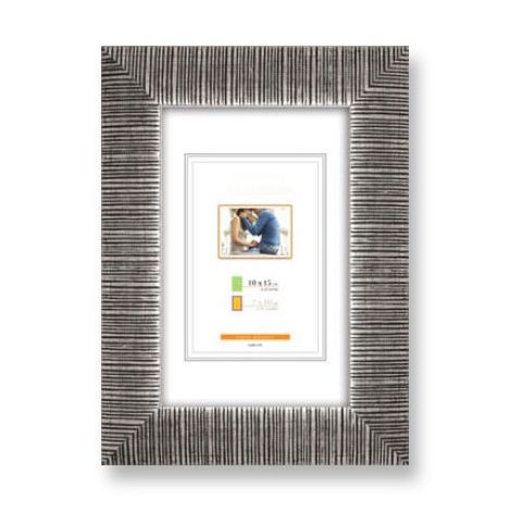 Ramka drewniana Icar DRL W Srebrna, 15x21cm